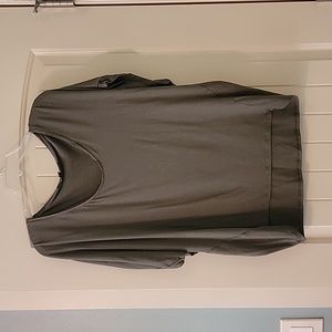 White House Black Market WHBM Hunter Green T-shirt Size Large